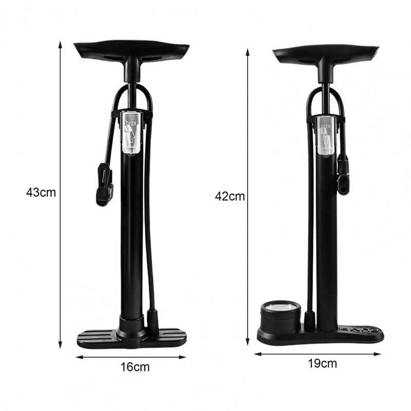 Velosipēdu riepu sūknis ar/bez digitālā displeja barometra kalnu ceļa velosipēda riepu piepūšanas bumbas basketbola sūkņa instrumenta velosipēda sūknis