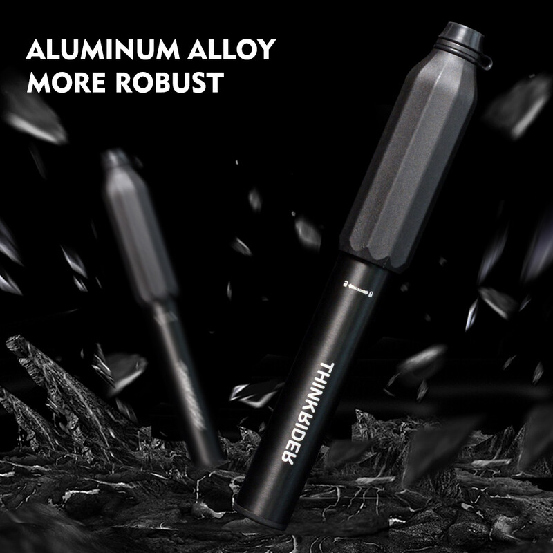 ThinkRider 120Psi mini velosipēdu sūknis alumīnija sakausējuma velosipēda rokas gaisa sūknis riepu piepūtējs Schrader Presta Valve MTB šosejas riteņbraukšanas sūknis