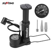Xunting Bike Foot Mini Pump 140PSI velosipēda riepas Presta&Schrader Valve grīdas sūknis šosejas velosipēda MTB spiediena mērītāja piederumiem