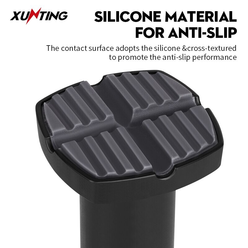 Xunting Bike Foot Mini Pump 140PSI velosipēda riepas Presta&Schrader Valve grīdas sūknis šosejas velosipēda MTB spiediena mērītāja piederumiem