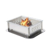 Neliels grila grils, pārnēsājams nerūsējošā tērauda saliekamais grils BBQ grils Daudzpusīgs grila rīks bārbekjū grils āra dārza parkiem