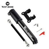 WEST BIKING velosipēda sūknis pārnēsājams mini riteņbraukšanas rokas gaisa sūknis augstspiediena MTB šosejas velosipēda riepu piepūšanai Schrader Presta Valve