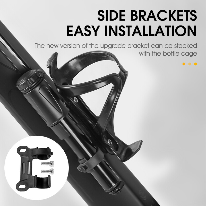 WEST BIKING velosipēda sūknis pārnēsājams mini riteņbraukšanas rokas gaisa sūknis augstspiediena MTB šosejas velosipēda riepu piepūšanai Schrader Presta Valve