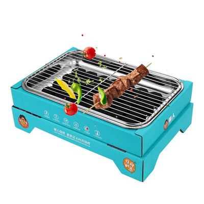 Jednokratni prijenosni roštilj na ugljen Kompaktni roštilji na ugljen Dodaci za kampiranje Prijenosni roštilj za jednokratnu upotrebu Roštilj