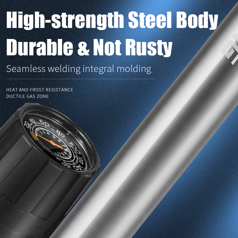 WEST BIKING 160PSI Podna pumpa za bicikle Manometar za napuhavanje zraka Dodaci za biciklizam Presta Schrader MTB Pumpa za cestovne bicikle