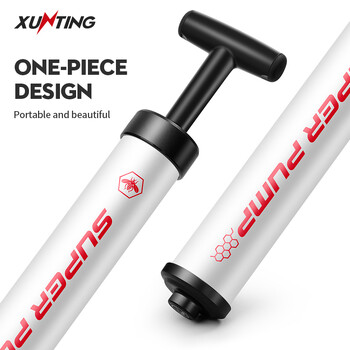 Xunting Pedal MTB Bicycle Pump MTB Bike Ball Pump Air InflatorSchrader Bicycle Pumps Συμπαγής φουσκώματος Αξεσουάρ για κολύμπι