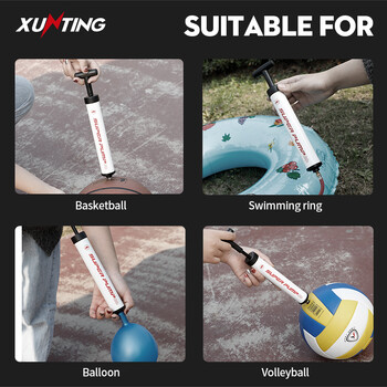 Xunting Pedal MTB Bicycle Pump MTB Bike Ball Pump Air InflatorSchrader Bicycle Pumps Συμπαγής φουσκώματος Αξεσουάρ για κολύμπι