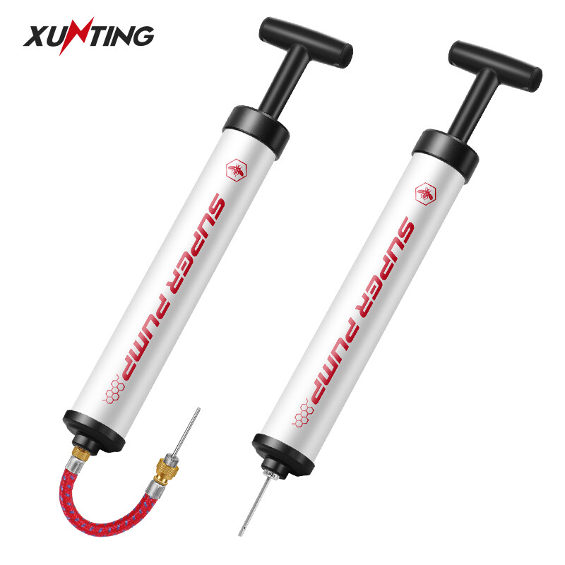 Xunting Pedal MTB Bicycle Pump MTB Bike Ball Air Pump InflatorSchrader Bicycle Pumps Компактни аксесоари за надуване за плуване