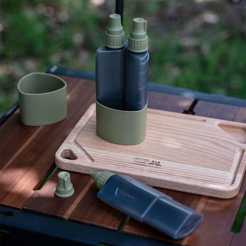 3 vienā āra kempingā garšvielu dozatora pudele BBQ piknika garšvielas var aizzīmogot pārnēsājamu uzglabāšanas virtuves piederumu gatavošanas komplekts