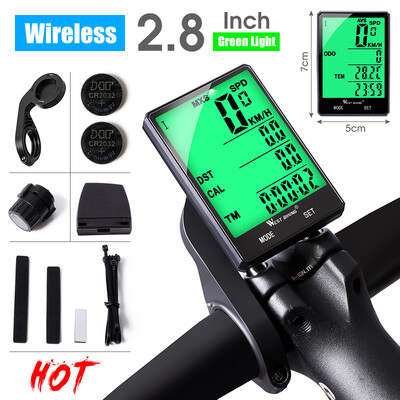 WEST BIKING Biciklističko računalo Višenamjensko LED digitalno mjerilo MTB biciklistički brzinomjer Bežični biciklistički odometar Računalo Štoperica