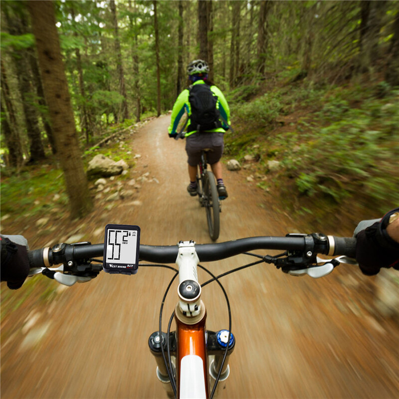 WEST BIKING Biciklističko računalo Višenamjensko LED digitalno mjerilo MTB biciklistički brzinomjer Bežični biciklistički odometar Računalo Štoperica