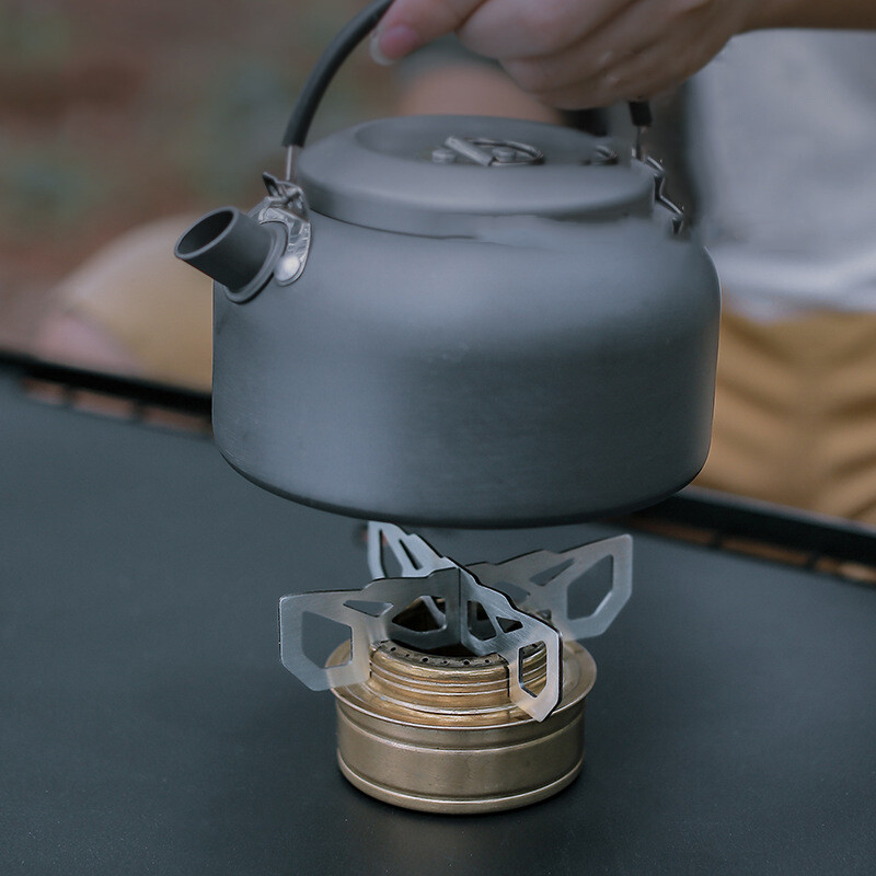 Stalak za mini štednjak od nehrđajućeg čelika Križni stalak za kampiranje na otvorenom Stalak za postolje za alkoholni štednjak Nosač baze gorionika