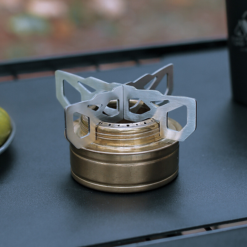 Stalak za mini štednjak od nehrđajućeg čelika Križni stalak za kampiranje na otvorenom Stalak za postolje za alkoholni štednjak Nosač baze gorionika