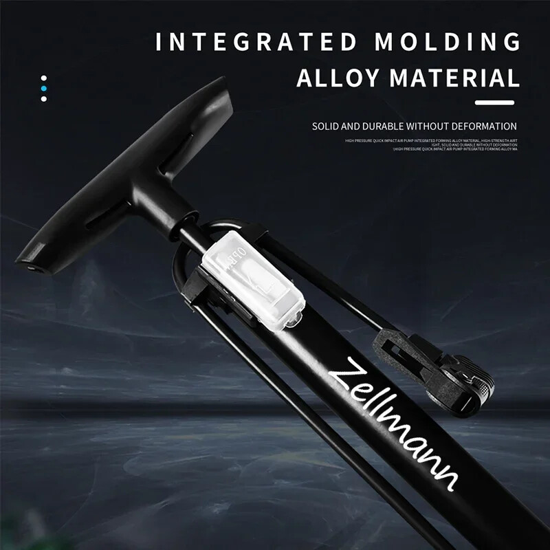 BUCKLOS Zračna pumpa za bicikl Ručna pumpa za napuhavanje s mjeračem visokog tlaka 160PSI Podna pumpa za bicikl Schrader Ventil Balon za napuhavanje guma