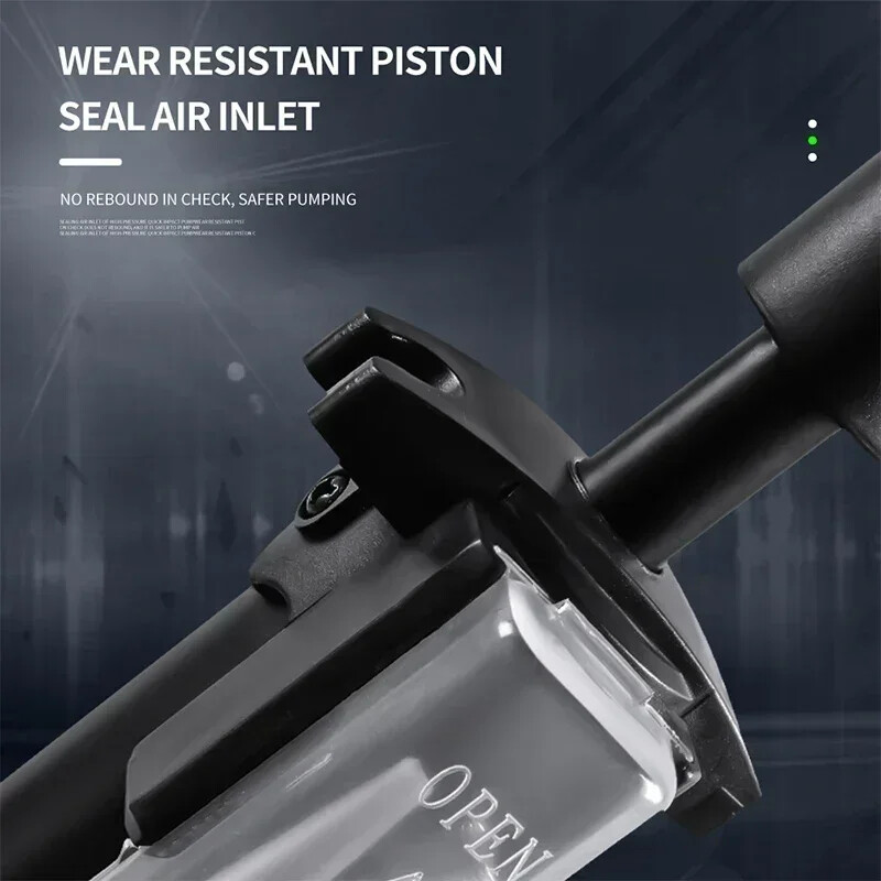 BUCKLOS Zračna pumpa za bicikl Ručna pumpa za napuhavanje s mjeračem visokog tlaka 160PSI Podna pumpa za bicikl Schrader Ventil Balon za napuhavanje guma