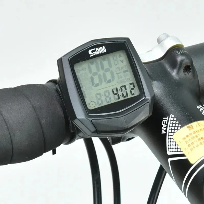 Bicikl Vodootporan Odometar Vožnja Biciklizam Brojač brzine Tablica kodova Digitalno LCD Računalo Štoperica Brzinomjer Dodaci za bicikl