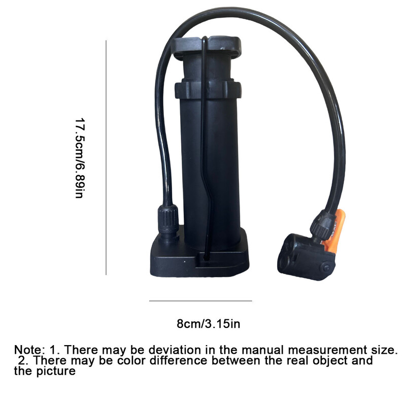 Pēdu sūknis Motocikla velosipēda auto peldēšanas riņķa lodīšu pedāļa mājsaimniecības daudzfunkciju sūknis kompakts, darbu taupošs inflācija ātri