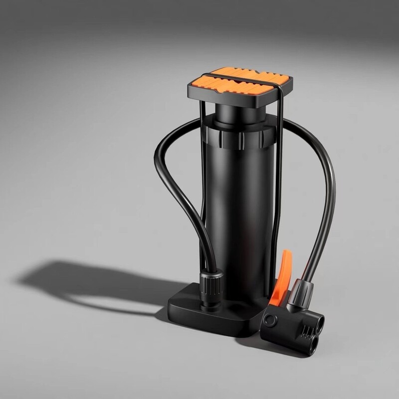 Pēdu sūknis Motocikla velosipēda auto peldēšanas riņķa lodīšu pedāļa mājsaimniecības daudzfunkciju sūknis kompakts, darbu taupošs inflācija ātri