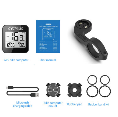 NOVO CYCPLUS G1 Biciklistički GPS Računalo za bicikle Dodaci za bicikle Brzinomjer LED IPX6 Vodootporni mjerač kilometara Bežična štoperica