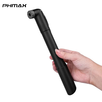 PHMAX High Pressure Mini Portable Mountain Bike Road Bicycle Presta and Schrader Pump Αξεσουάρ ποδηλασίας