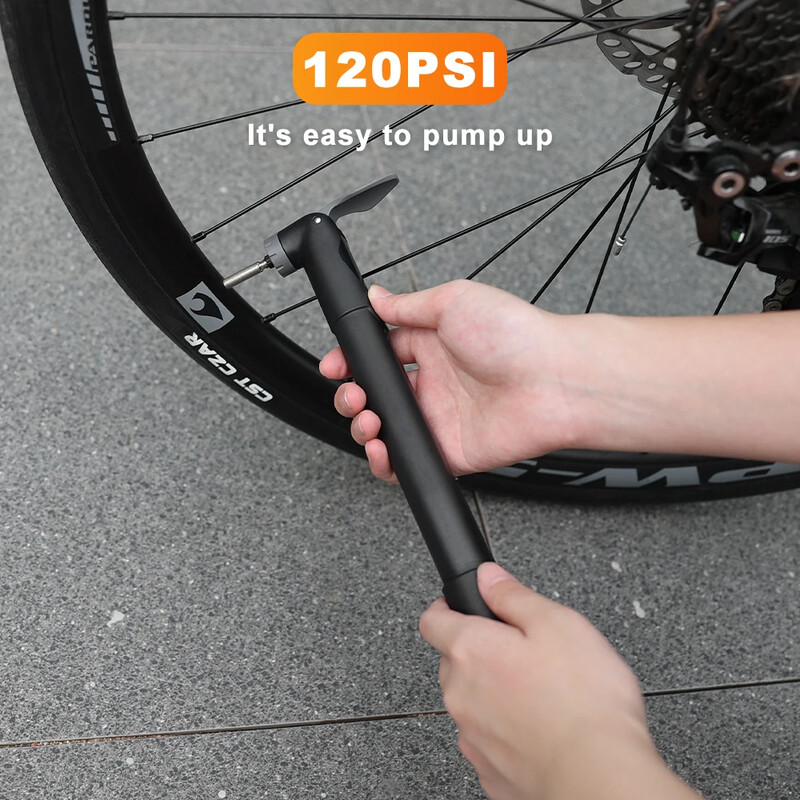 PHMAX augstspiediena mini pārnēsājamie kalnu velosipēdu šosejas velosipēda Presta un Schrader sūkņa riteņbraukšanas piederumi