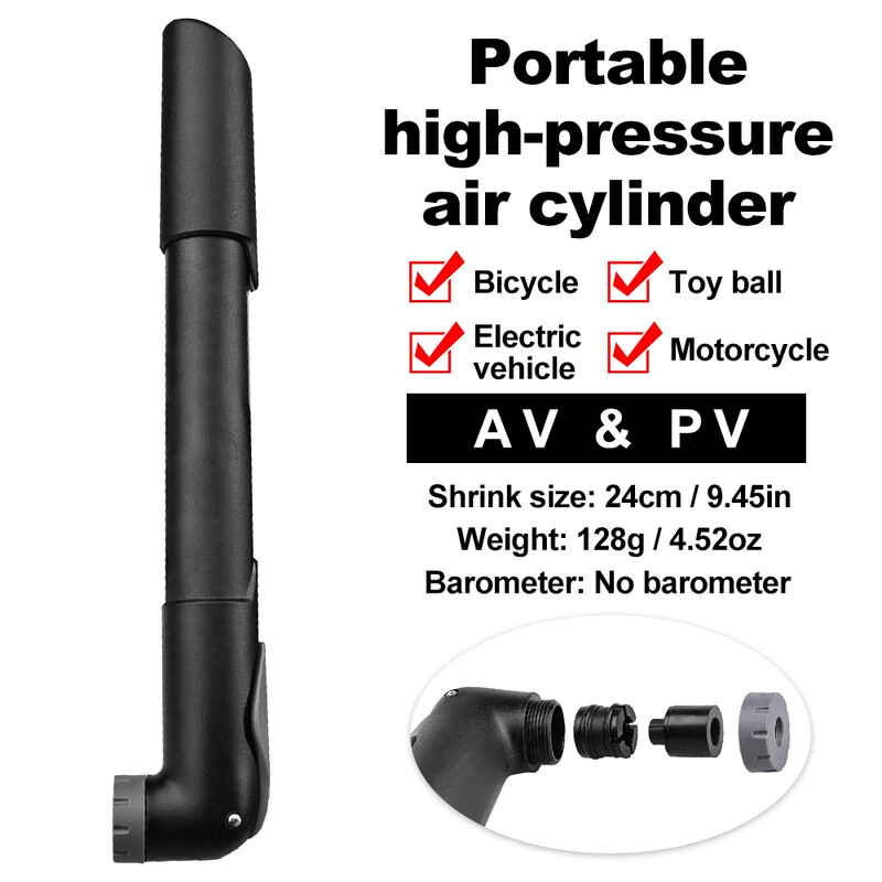 PHMAX augstspiediena mini pārnēsājamie kalnu velosipēdu šosejas velosipēda Presta un Schrader sūkņa riteņbraukšanas piederumi