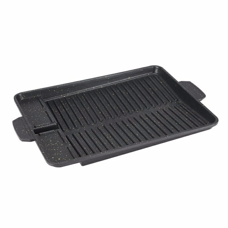 Maifan akmens indukcijas plīts grila panna Mājsaimniecības korejiešu nepiedegošā bezdūmu kasešu grils bārbekjū steiks Teppanyaki pannas grils