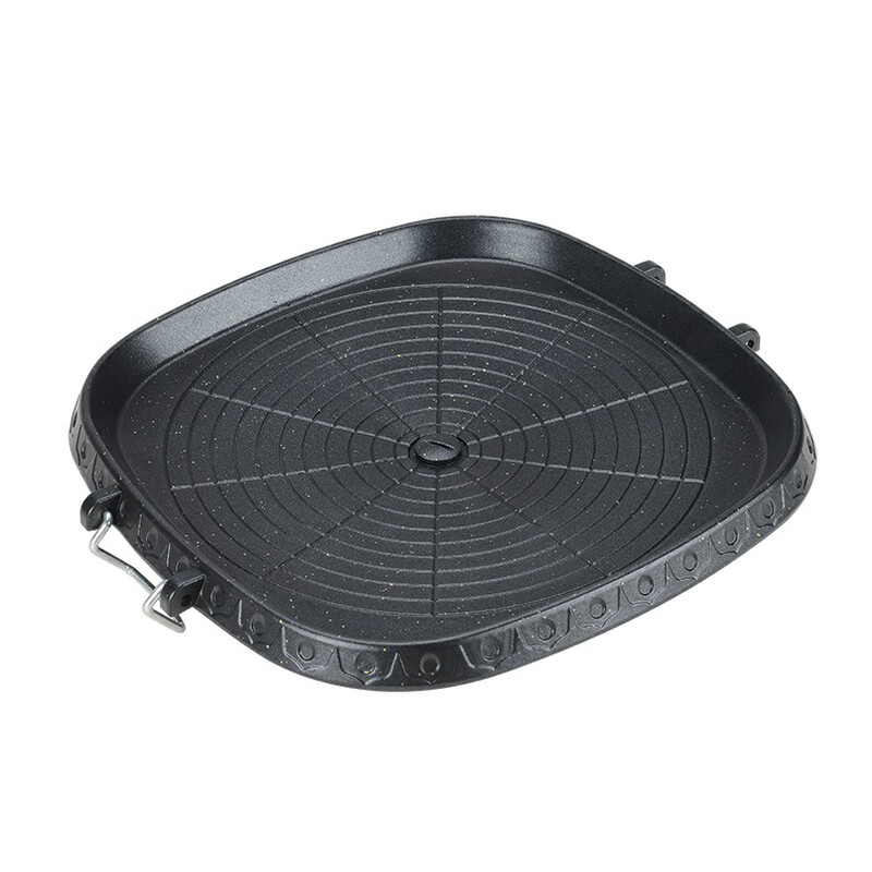 Maifan akmens indukcijas plīts grila panna Mājsaimniecības korejiešu nepiedegošā bezdūmu kasešu grils bārbekjū steiks Teppanyaki pannas grils