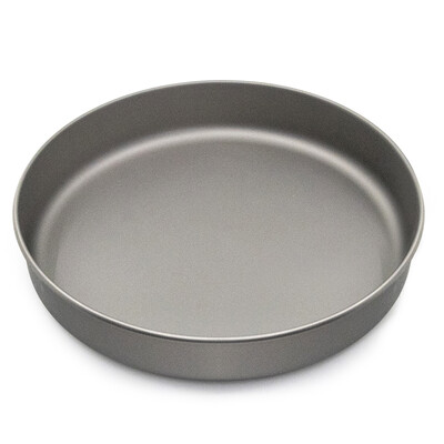 Āra īpaši viegla titāna cepeškrāsns āra kempings, pārgājieni, pikniks, gatavošanas panna