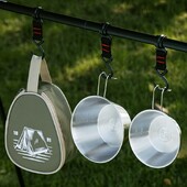 304 Nerūsējošā tērauda bļoda pretpiedeguma zupas bļoda liela ietilpība salātu trauks daudzfunkcionāls nometnes virtuves trauki pārnēsājams ceļojumu aprīkojums