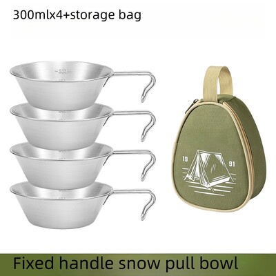 304 Nerūsējošā tērauda bļoda pretpiedeguma zupas bļoda liela ietilpība salātu trauks daudzfunkcionāls nometnes virtuves trauki pārnēsājams ceļojumu aprīkojums