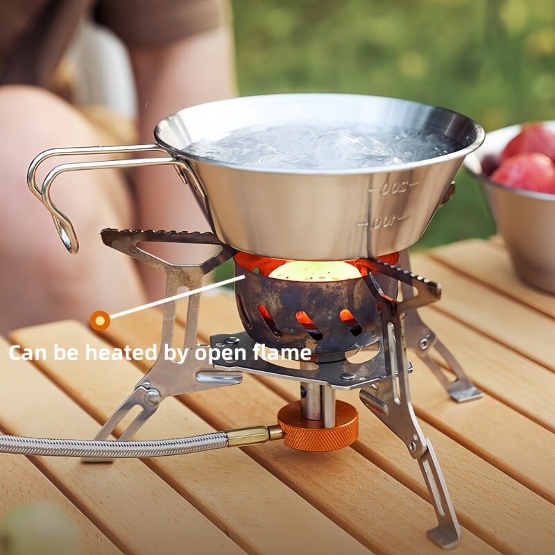 304 Nerūsējošā tērauda bļoda pretpiedeguma zupas bļoda liela ietilpība salātu trauks daudzfunkcionāls nometnes virtuves trauki pārnēsājams ceļojumu aprīkojums