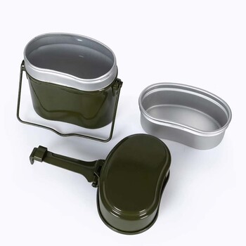 TARKA Camping Lunch Box Army Canteen Cup Pot for Picnic Travel Bowl Water Cup Σετ μαγειρικής κουζίνας σετ μαγειρικής προμήθειες κάμπινγκ