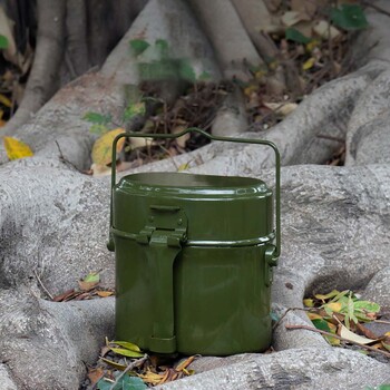 TARKA Camping Lunch Box Army Canteen Cup Pot for Picnic Travel Bowl Water Cup Σετ μαγειρικής κουζίνας σετ μαγειρικής προμήθειες κάμπινγκ