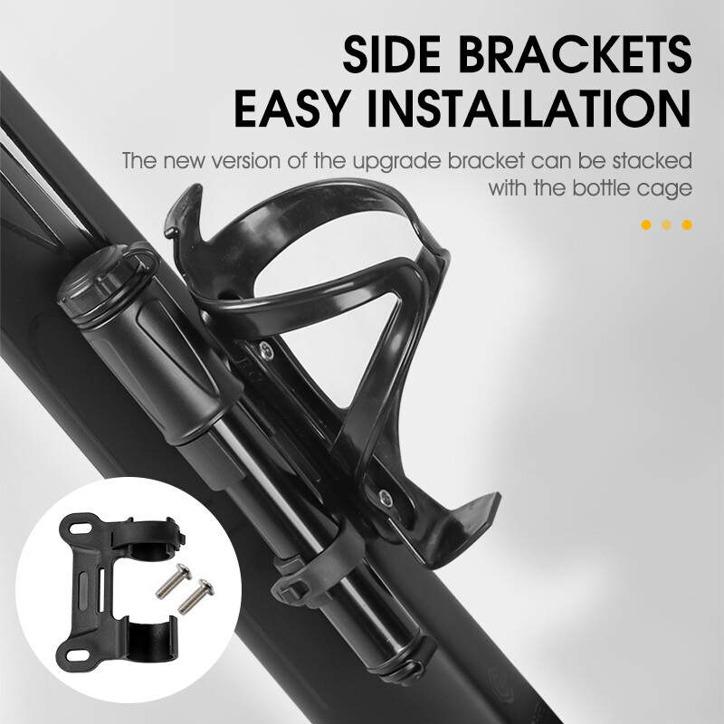 WEST BIKING 100Psi Мини велосипедна помпа Алуминиева сплав Велосипедна ръчна въздушна помпа Вентилатор за гуми Schrader Presta Valve MTB Помпа за шосейно колоездене