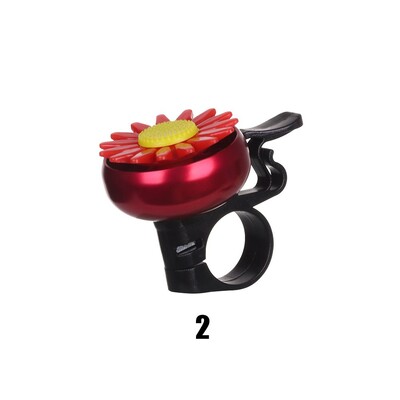 1PC Детска забавна многоцветна маргаритка с цветя за безопасност Велосипедна камбана Външна защитна велосипедна ръкохватка за велосипед Звукова аларма