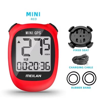 MEILAN M3 Mini GPS računalo za bicikle Bežični biciklistički odometar Brzinomjer i vodootporni biciklistički LCD pozadinsko osvjetljenje i višestruke funkcije