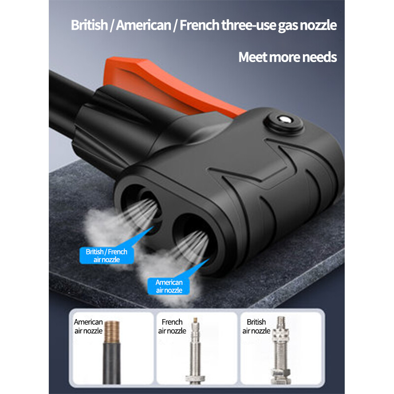 Xunting Brdski bicikl Pumpa za cestovni bicikl MAX 140PSI Prijenosna mini pumpa za bicikl Košarkaška igračka Cijev na napuhavanje Jahanje