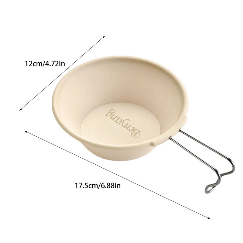 300 ml nerūsējošā tērauda Sierra Bowl Camp dzeramā krūzes Pārnēsājamas āra kafijas tases Piknika galda piederumi ar uzglabāšanas maisiņu