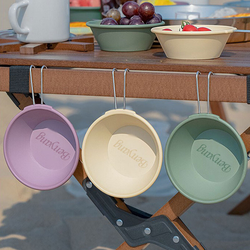 300 ml nerūsējošā tērauda Sierra Bowl Camp dzeramā krūzes Pārnēsājamas āra kafijas tases Piknika galda piederumi ar uzglabāšanas maisiņu