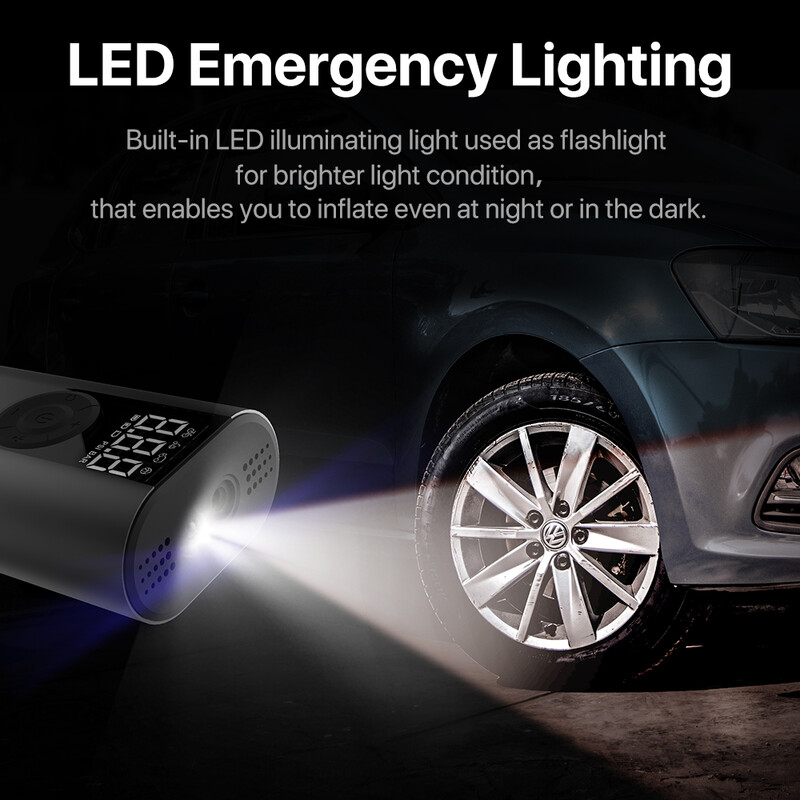 CYCPLUS A8 pārnēsājams velosipēda riepu sūknis velosipēda piepūšanai elektriskais gaisa kompresors augstspiediena uzlādējams akumulators automašīnu bumbām