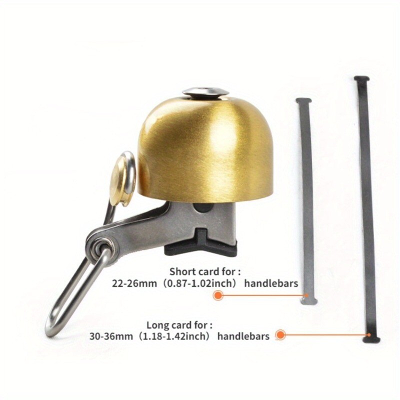 1 gab. Klasisks velosipēda zvans velosipēda gredzena zvanam ar skaļiem skaņas zvaniem šosejas kalnu velosipēdu stūrei pieaugušajiem