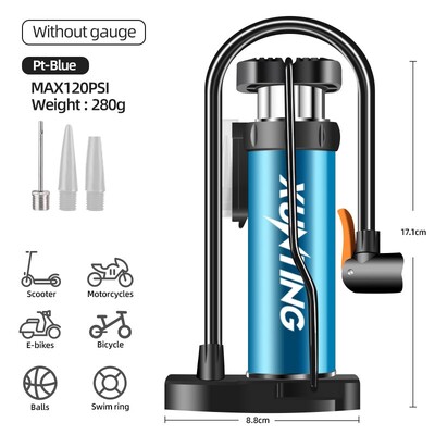 Xunting pumpa za bicikl prijenosna mini biciklistička ručna zračna pumpa visokotlačna lopta MTB cestovni bicikl pumpa za napuhavanje guma Schrader Presta ventil
