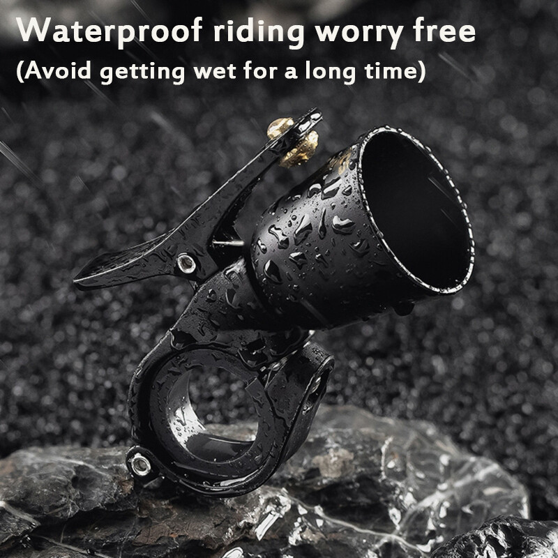 Sonerie de bicicletă cu decibeli mari Alarma portabilă de avertizare pentru ciclism Drum de munte pentru ghidon de bicicletă Alarma impermeabilă pentru ciclism