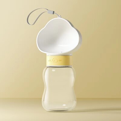 Suņu ūdens pudele izmantošanai ārpus telpām Pārnēsājama kompanjona krūze plastmasas ūdens pudele Suņu pastaigu ūdens barošana suņu piederumi ārā