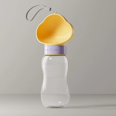 Suņu ūdens pudele izmantošanai ārpus telpām Pārnēsājama kompanjona krūze plastmasas ūdens pudele Suņu pastaigu ūdens barošana suņu piederumi ārā