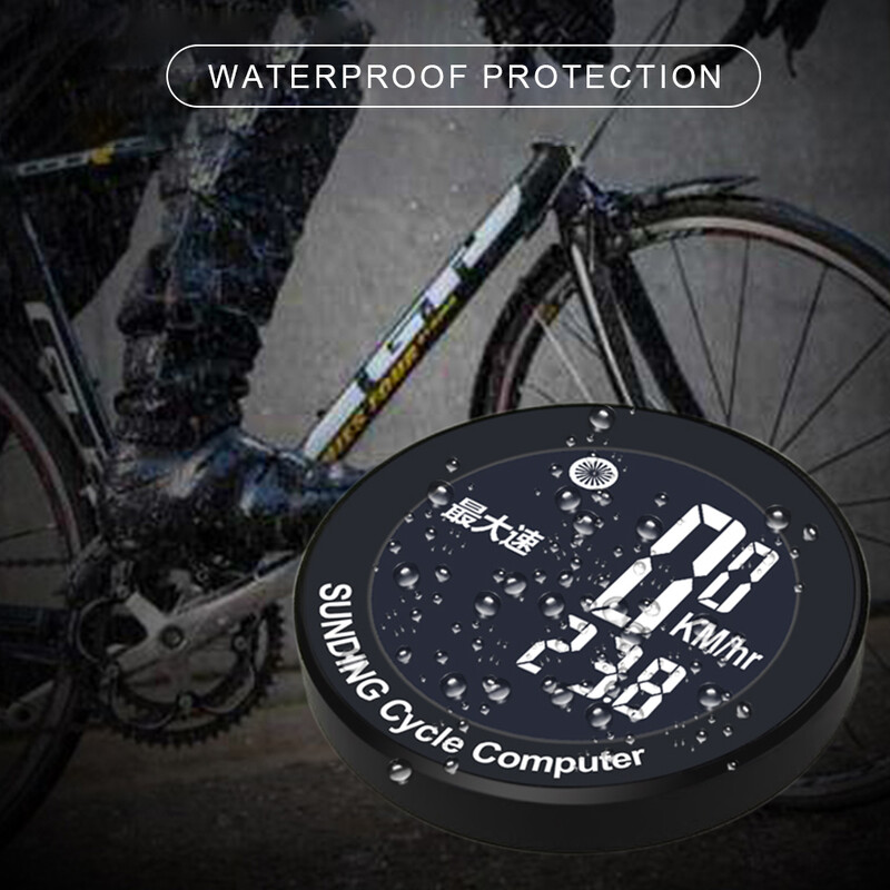 GPS Računalo za bicikle Vodootporni biciklistički brzinomjer Višenamjenski LCD zaslon Mjerač brzine brdskog bicikla Odometar Štoperica