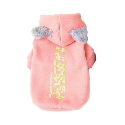 Modna majica s kapuljačom za pse s printom slova Topla mekana majica s kapuljačom za kućne ljubimce Pamuk/poliester Udoban kombinezon za štene za pse i mačke