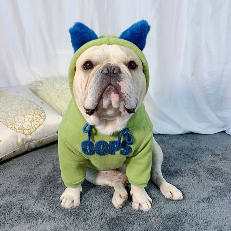 Modna majica s kapuljačom za pse s printom slova Topla mekana majica s kapuljačom za kućne ljubimce Pamuk/poliester Udoban kombinezon za štene za pse i mačke