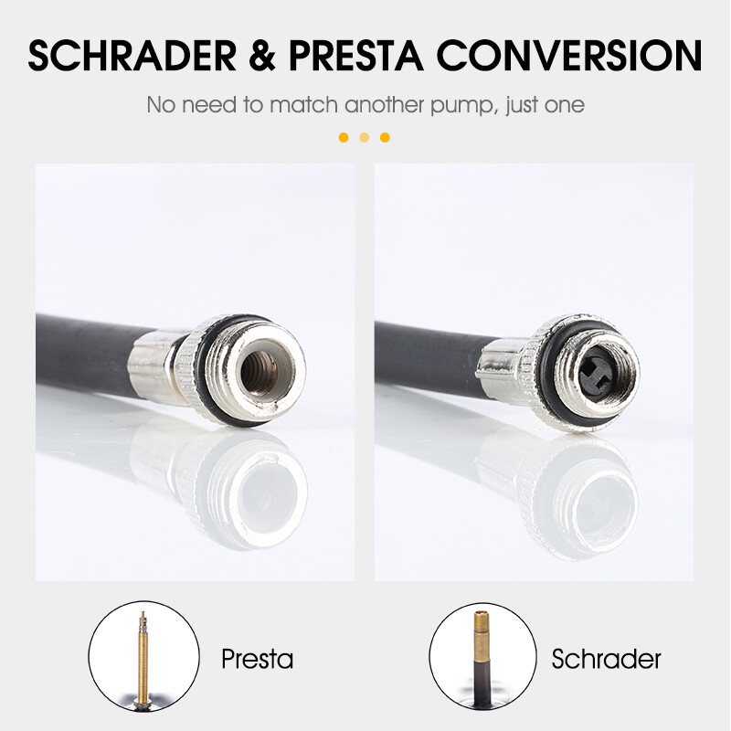 WEST BIKING Mini Bike Pump 100PSI Schrader Presta Valve MTB šosejas riteņbraukšanas sūknis alumīnija sakausējuma velosipēda rokas gaisa sūknis riepu piepūšanai